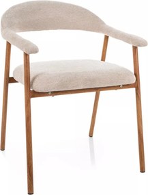 Lagos D Raven étkezőszék bézs/tölgy