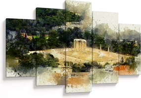 Kép - Zeusz temploma, Athén, Görögország (150x105 cm)