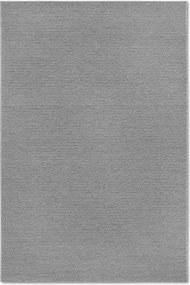 Hurkolt gyapjú szőnyeg 200x290cm, kézzel szőtt szürke egyszínű