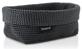 Rope sötétszürke tárolókosár, 11,5 x 20 cm - Blomus