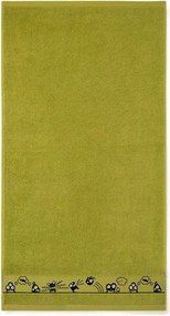 Törölköző 50x70 Szemek lime-K40-5556 zöld frottír