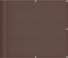 vidaXL barna 100% oxford poliészter erkélyparaván 90 x 800 cm