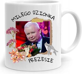 Vicces Bögre A Pis Elnökétől Jaroslaw Kaczynski fényképes nyomtatással