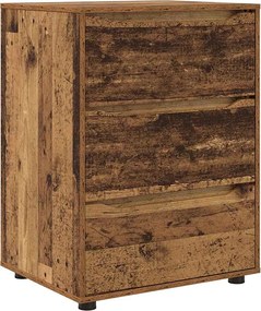 vidaXL Tárolószekrény Öreg fa 60 x 48 x 81 cm Faanyag