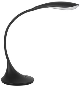 Kanlux 22343 - FRANCO LED flexibilis asztali lámpa, 6,8W, fekete, szabályozható 22343