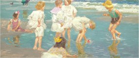 Kép - Edward Henry Potthast, A Holiday, reprodukciók (120x50 cm)