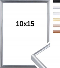Doerr New York ezüst 10x15 cm képkeret (7x10 cm keret, támasztóláb)