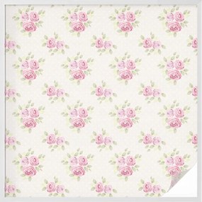 Ablakfólia Szélvédő Adatvédelem Virágmintás 100x100 cm