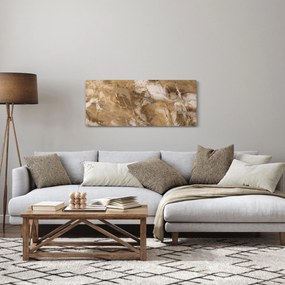 Kép - Barna absztrakció (120x50 cm)