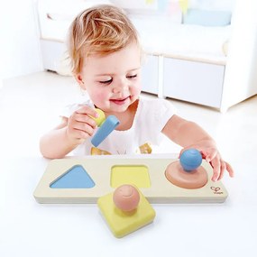 HAPE Montessori Tükrös Forma Puzzle - 10 hó+