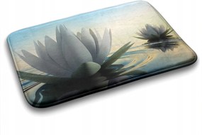 Fürdőszobaszőnyeg Virágok Vízi liliomok 75x45