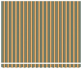 Automatikus Bejárható Napellenző zöld és sárga 400x300 cm