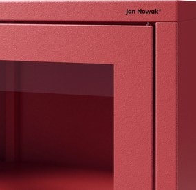 ANGELO vitrin, 800 x 1850 x 450 mm, Modern: piros