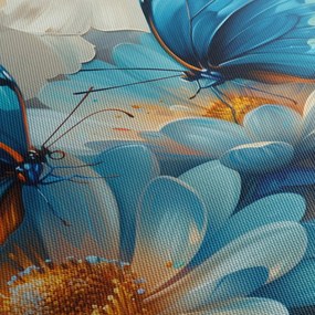 Kép - Kék pillangók (90x60 cm)