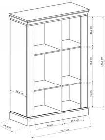 Vitrin Atena 12 (világítással)  (arany craft). Akció -17%. 1055349