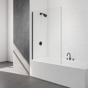 Alvor Black 6mm, 120x140 kádparaván
