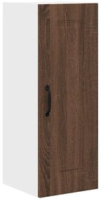 Fali konyhaszekrény ajtóval Barna Tölgy 30 x 31 x 80 cm Faanyag