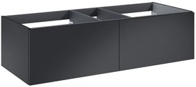 Elita Look Slim szekrény 120x44.9x31.8 cm Függesztett, mosdó alatti fekete 169463