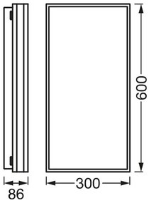 Ledvance - LED Dimmelhető mennyezeti lámpa SMART+ MAGNET LED/42W/230V Wi-Fi