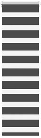 zebrafüggönnyel fekete szövetszélesség 35,9 cm poliészter