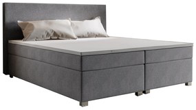 Franciaágy Boxspring 180 cm Simon Comfort (szürke) (matraccal tárolóhely nélkül). 1056337