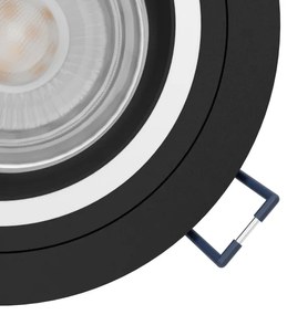 Eglo 900764 - LED RGBW Dimmelhető fügesztett mennyezeti lámpa CAROSSO-Z 4,7W/230V fekete