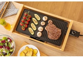 Sencor - Asztali elektromos grill 1800W/230V bambusz