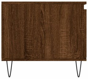 barna tölgy fatermék dohányzóasztal 100 x 50 x 45 cm