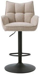 Krémszínű állítható magasságú bárszék szett 2 db-os Marilla – Unique Furniture