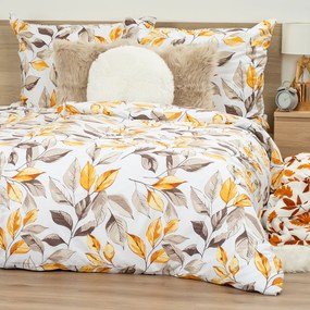 4Home Autumn Leaves pamut ágyneműhuzat, 140 x 200 cm, 70 x 90 cm