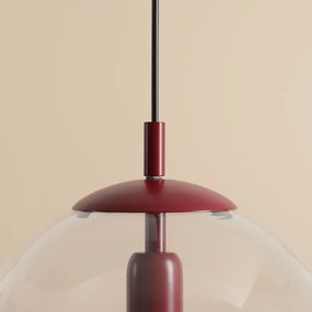 ALDEX 562G15 GLOBE Modern Függesztett Lámpa Piros E27 IP20