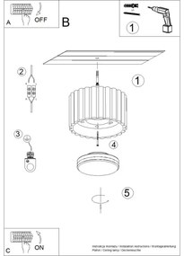 Sollux SL.1827 - AURA spotlámpa 1xGX53/10W/230V 6 cm rózsaszín