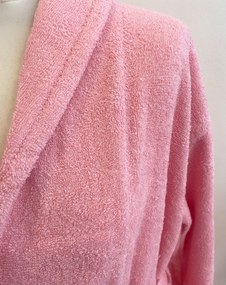 Frottír unisex fürdőköpeny Rózsaszín TiaHome - S/M