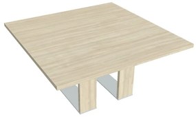 Verno+ S tárgyalóasztal 150 x 150 cm, akác / vanília