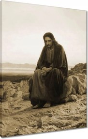 Vászonkép 60x80 Jézus a kertben Ima