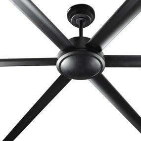 FARO 34207 - Mennyezeti ventilátor ROTTERDAM XXL fekete átm. 250 cm + távirányítás