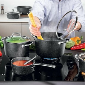 Tescoma PRESIDENT Stone lábas fedővel, 4,5 l, 4,5 l