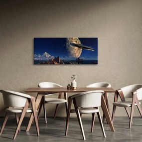 Kép - idegenek érkezése (120x50 cm)