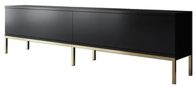 TV szekrény Lord - Black, Gold