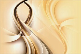 Dekoratív fotótapéta falra Könnyű összeszerelés Hullámzó vonalak 104x70 Ragasztó