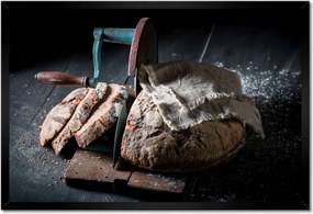 Poszterek keretben 60x40 Kenyér szeletelő liszt