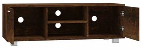 füstös tölgy színű szerelt fa TV-szekrény 120 x 40,5 x 35 cm