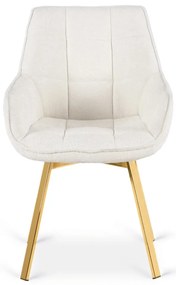 Bézs Bouclé Forgószék MIA