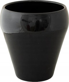 Bella kerámia takaróponyva fekete fényes átm. 16cm