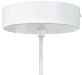 függőlámpák 2 db Állítható magasságú E27 fehér Ø 30 cm Fém