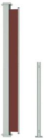 barna behúzható oldalsó terasznapellenző 180 x 500 cm
