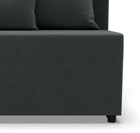 Nobu kanapé, bársony, szürke