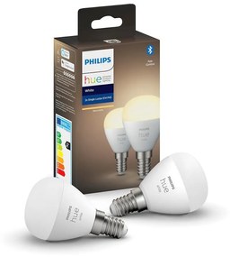 Philips KÉSZLET 2x LED Dimmelhető izzó Philips Hue WHITE P45 E14/5,5W/230V 2700K P3941