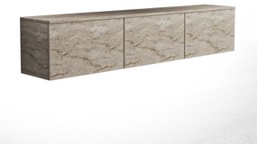 TV szekrény Neon Illuminated - Travertine