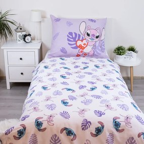 Disney Lilo és Stitch, A csillagkutya Kiss ágyneműhuzat 140×200cm, 70×90 cm